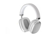 Arenzza wireless Bluetooth headphones with deep bass, comfortable fit, and 20-hour playtime, shown in black with ear cushions.