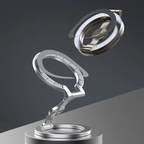 Arenzza foldable magnetic phone mount with multi-angle adjustment and stable support, shown attached to a smartphone for hands-free use.
