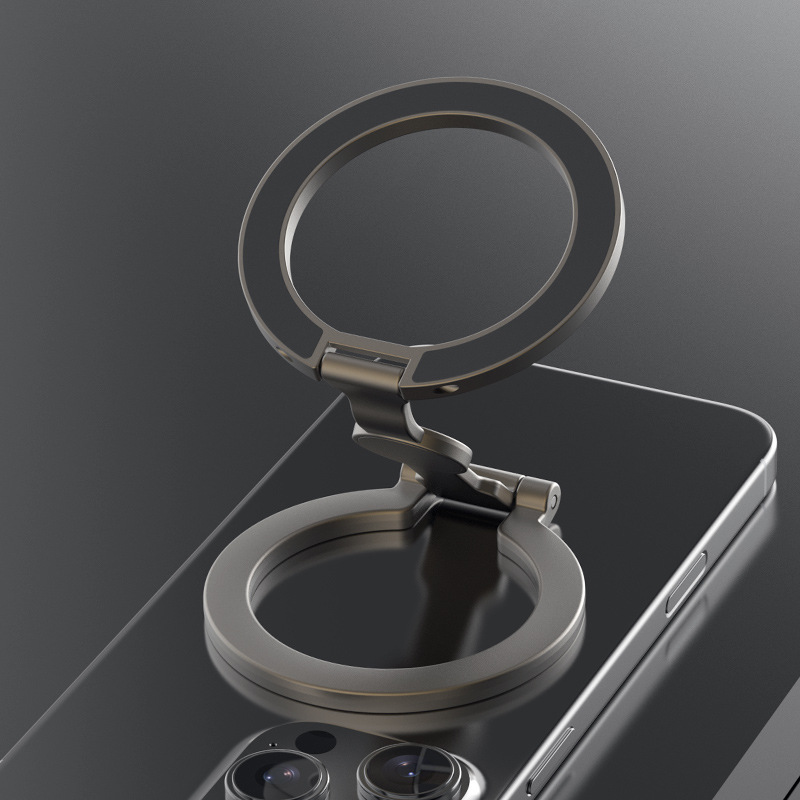 Arenzza foldable magnetic phone mount with multi-angle adjustable arms, designed for stable, portable smartphone mounting.