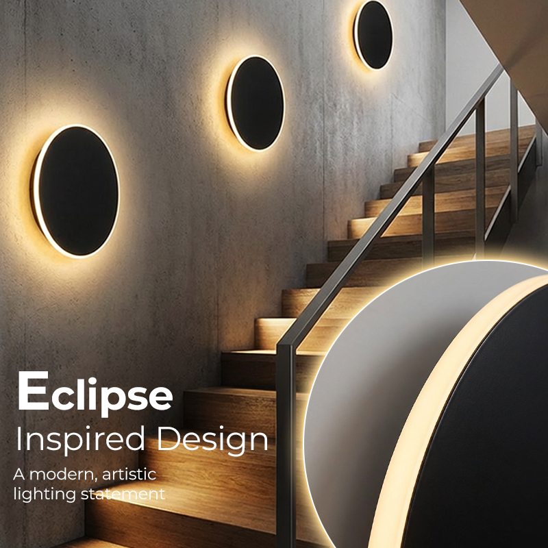 Arenzza modern round LED wall sconce lighting fixture with sleek design for electronics and accessories.