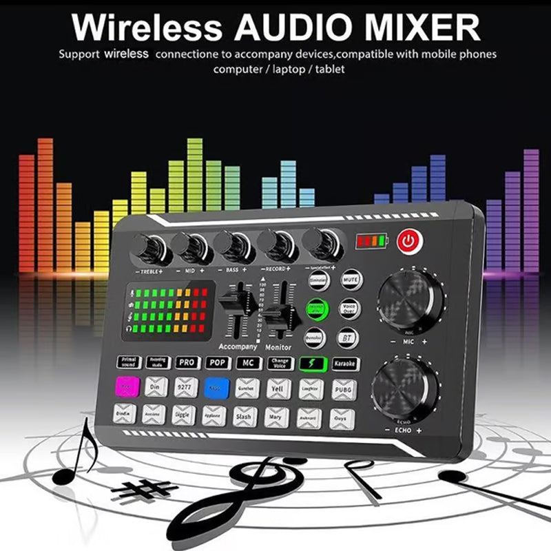 Arenzza live streaming audio set with microphone, including headphones and microphone for professional broadcasting and gaming.