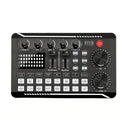 Arenzza live streaming audio set with microphone, including headphones and microphone for professional online broadcasting.