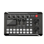 Arenzza live streaming audio set with microphone, including headphones and microphone for professional online broadcasting.