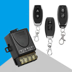 Arenzza wireless remote control switch and receiver kit showing remote and receiver units for easy electronic device control