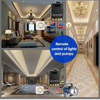 Arenzza wireless remote control switch and receiver kit with integrated buttons and indicator lights for easy electronic control.