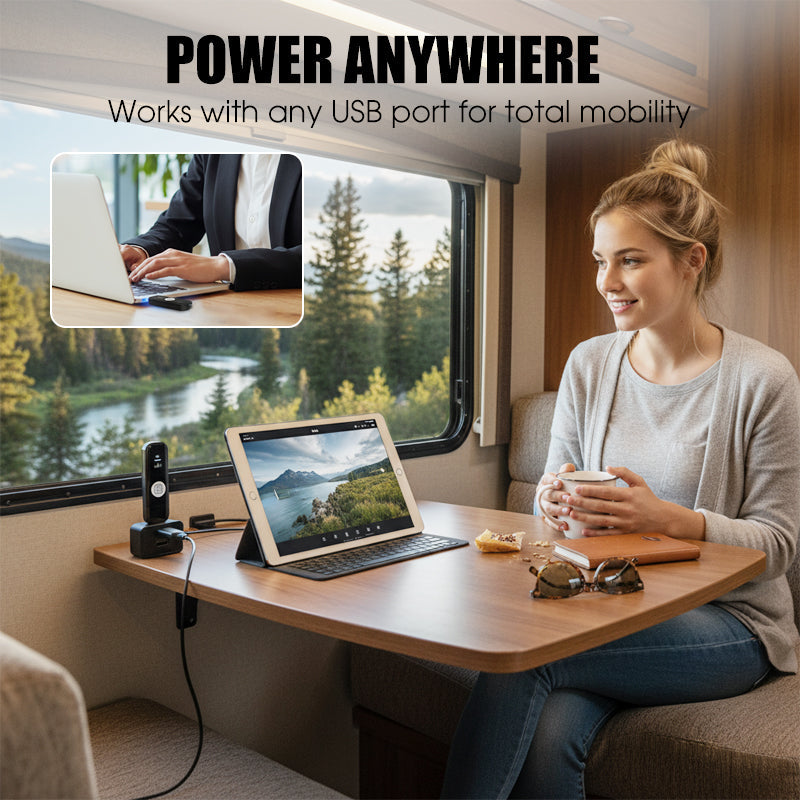 Arenzza portable 4G USB WiFi dongle and mobile hotspot router, compact electronic device for wireless internet access.