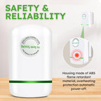Arenzza 30KW home electricity saving box, electronic device with display and control buttons, used to reduce energy consumption.