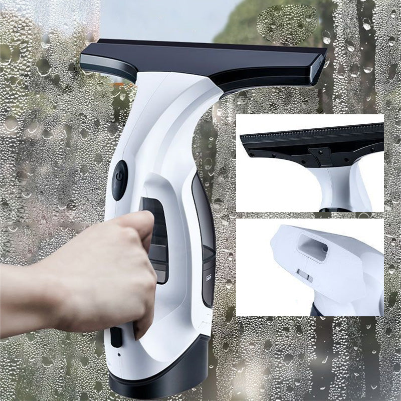 Arenzza 20W cordless rechargeable window vacuum cleaner set with handheld design and cleaning accessories on a white background.