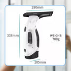Arenzza 20W cordless rechargeable window vacuum cleaner set with handheld design and cleaning attachments, ideal for streak-free window cleaning.