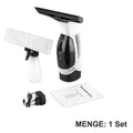 Arenzza 20W cordless rechargeable window vacuum cleaner set with handle and cleaning head on a white background.