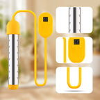 Arenzza stainless steel water heating rod for electronics and accessories, showing the cylindrical heating element with metal fittings.