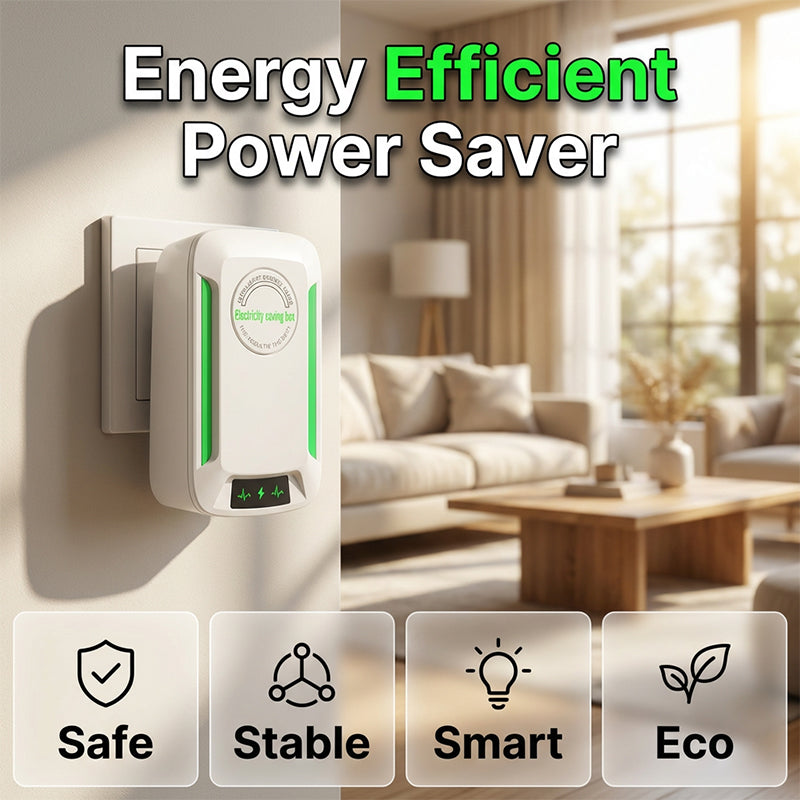 Arenzza Smart Energy Saver device for home appliances, compact electronic accessory to optimize energy efficiency.
