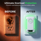 Arenzza Smart Energy Saver device for home appliances, compact electronic gadget with indicator lights and control buttons.