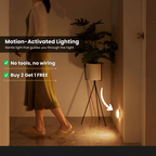 Arenzza LED motion sensor light with energy-efficient design, mounted on a wall, providing automatic illumination in a modern setting.