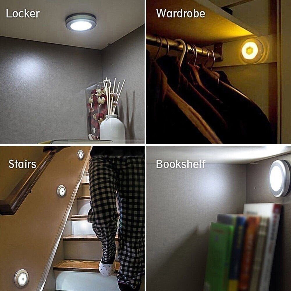Arenzza LED motion sensor light mounted on a wall, showcasing energy-efficient electronic lighting with motion detection features.
