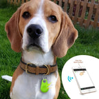 Arenzza OFFIntelligent tracking locator device for electronics and accessories with sleek design and indicator lights displayed.