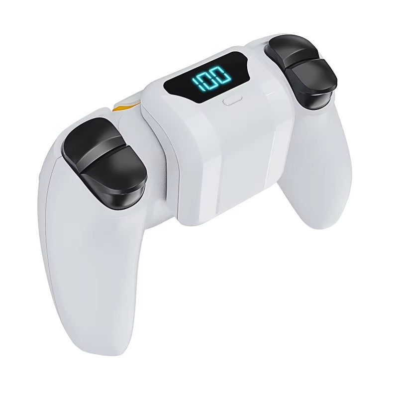 Arenzza PS5 controller rechargeable battery pack for enhanced gaming, showing the compact battery and charging port.