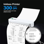 Arenzza portable Bluetooth thermal printer with compact design, shown on a white background, perfect for mobile printing needs.