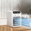 Arenzza mini portable air conditioner with cooling and humidification functions, compact electronics accessory for cooling comfort.