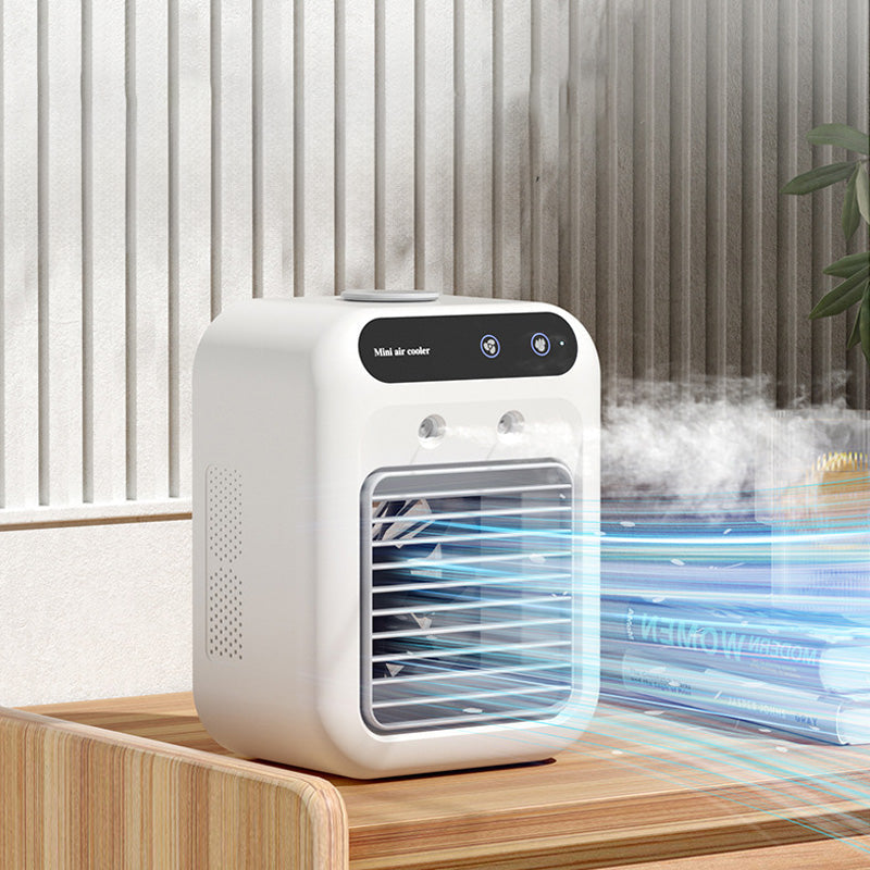 Arenzza mini portable air conditioner with cooling and humidification functions, compact electronics accessory for cooling comfort.