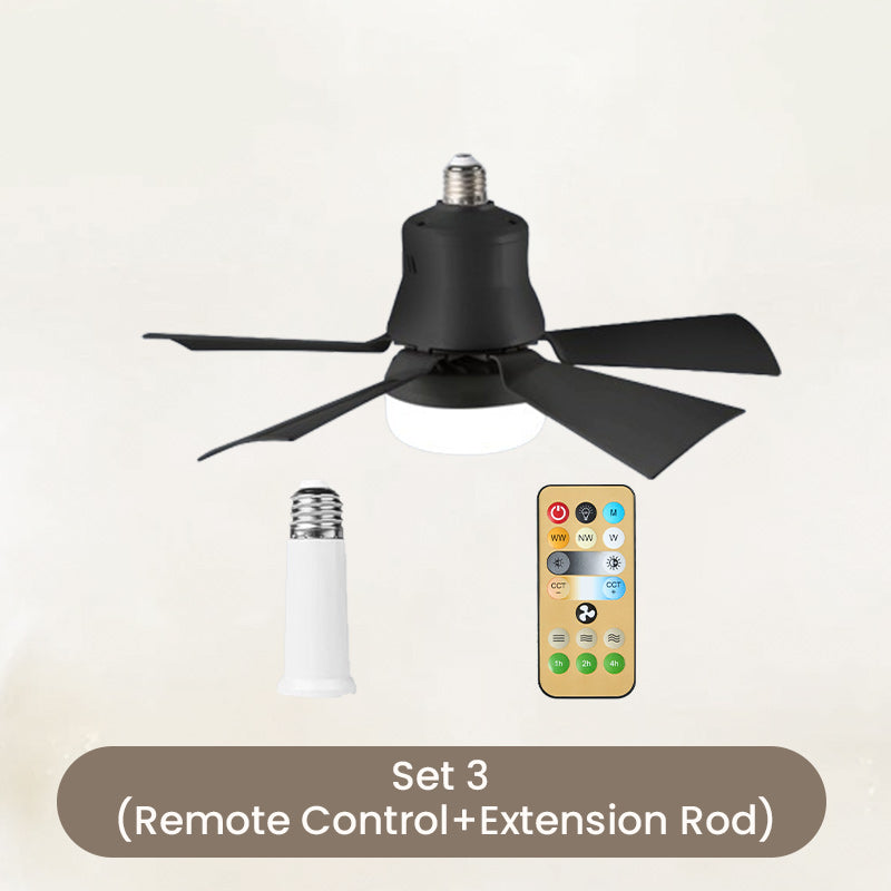 Arenzza 2-in-1 portable ceiling fan with light, remote control, sleek design, suitable for indoor use, electronics and accessories.