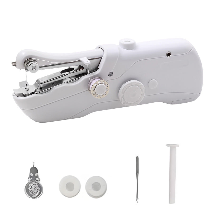 Aarenza Mini Electric Sewing Machine, lightweight and portable with a compact design, perfect for quick sewing projects.