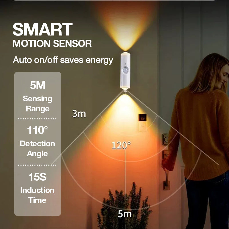 Arenzza smart sensor mood light with adjustable brightness, sleek black design, perfect for modern home decor and ambient lighting.