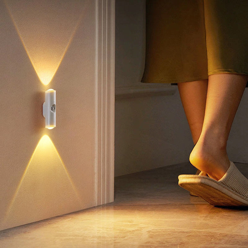 Arenzza Smart Sensor Mood Light in black, glowing softly with touch-sensitive controls, perfect for modern electronics and accessories.