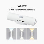 Arenzza smart sensor mood light in black, featuring colorful LED illumination, designed for modern electronic home decor and ambiance.