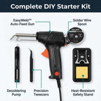 A bundle of Arenzza EasyWeld™ professional welding and cutting tools, including various accessories for quick, precise results.