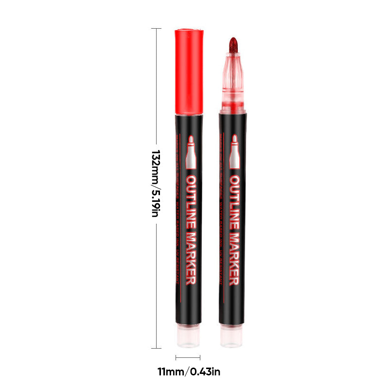 Arenzza Coloring Lightstick Graffiti Highlighter Pens set with vibrant colors for creative art and coloring projects.