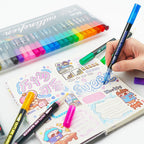 Arenzza Coloring Lightstick Graffiti Highlighter Pens set with vibrant ink colors for drawing and highlighting on paper and surfaces.