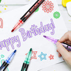 Arenzza Coloring Lightstick Graffiti Highlighter Pens set with vibrant colors, ideal for gifts and creative arts and crafts.