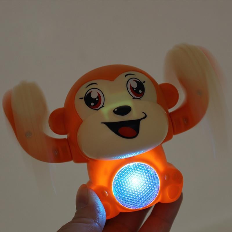 Arenzza Tumble Monkey Toys with voice control and musical features, colorful plush toy designed for children’s gifts and toys.