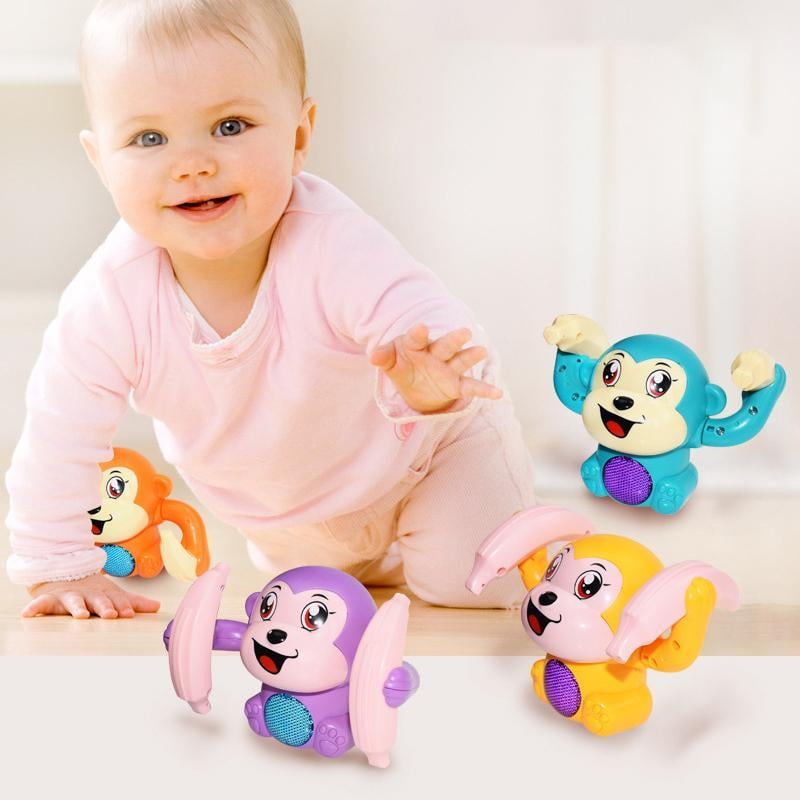 Arenzza Tumble Monkey Toys voice control musical toy with colorful plush monkey design, suitable for children’s gifts and toys.
