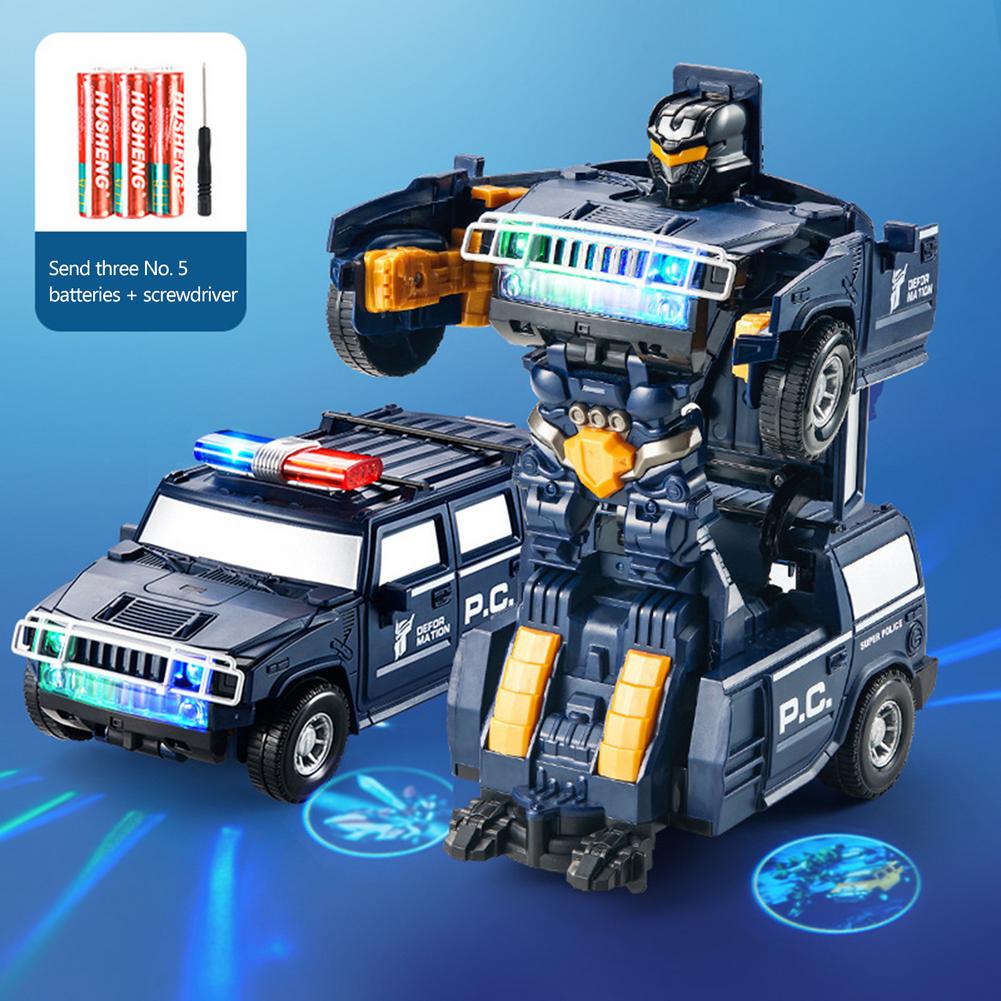 Transforming robot toy car by Arenzza, a gift and toy with a sleek design and vibrant colors, suitable for kids and collectors.