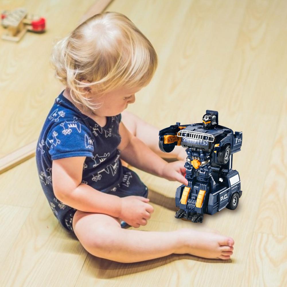 Arenzza transforming robot toy car from Gifts & Toys collection, showcasing the robot in vehicle mode with vibrant colors and detailed design.