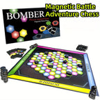 Arenzza Magnet Battle Strategy Board Game for gifts and toys, featuring colorful magnetic pieces on a game board.