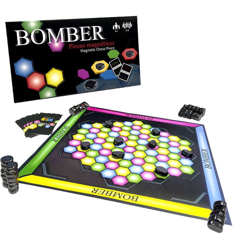 Arenzza Magnet Battle Strategy Board Game, gifts and toys, featuring magnetic game pieces on a colorful game board for strategic fun.