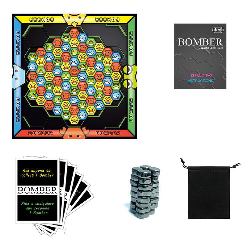 Arenzza Magnet Battle Strategy Board Game from Gifts & Toys collection, featuring colorful magnetic pieces on a game board.