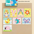 Aarenza Poke Art DIY Toys gift set with colorful materials and tools for creating custom poke art designs.