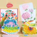 Arenzza Poke Art DIY toy kit with colorful accessories for creating personalized poke art gifts and toys.