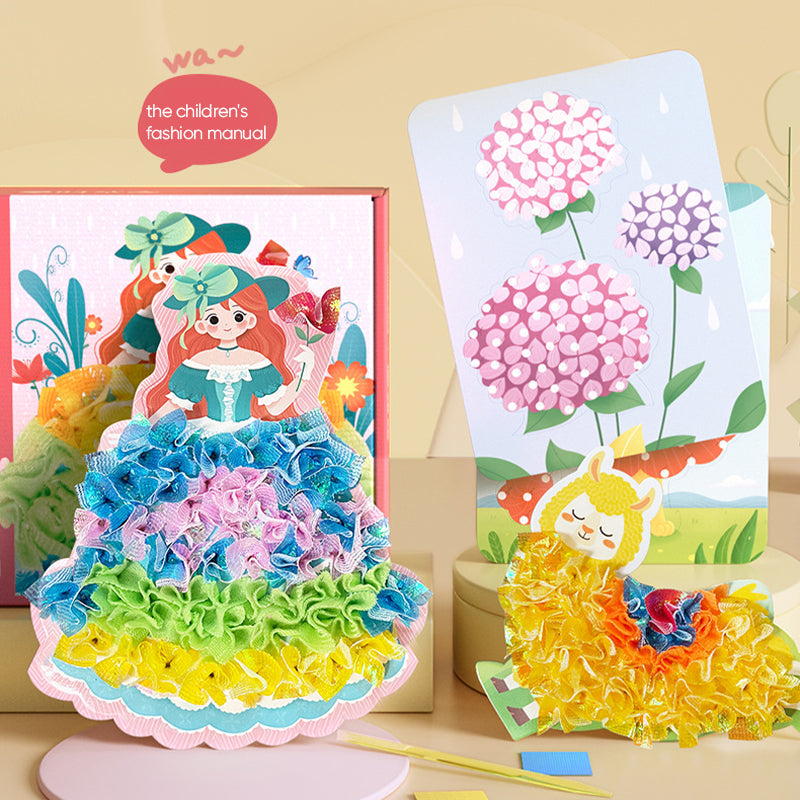 Arenzza Poke Art DIY toy kit with colorful accessories for creating personalized poke art gifts and toys.