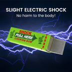 Arenzza Safety Trick Electric Shock Chewing Gum toy, playful gag gift with vibrant packaging and humorous design for fun surprises.