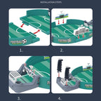 Arenzza interactive football table toy, compact gaming gift for kids and teens, featuring colorful football players and a sturdy design.