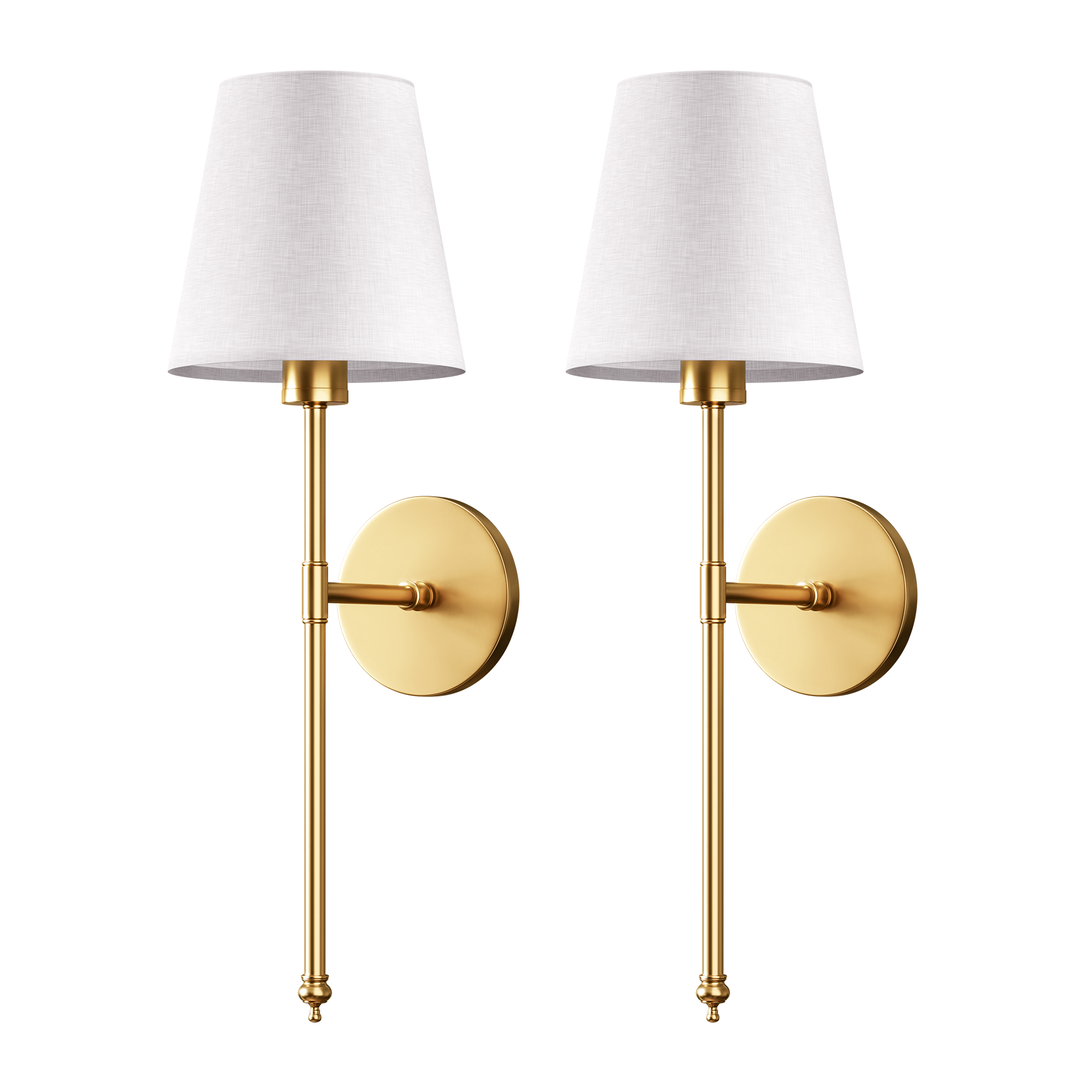 Arenzza elegant wireless wall sconces in gold finish with sleek design, showcasing tool-free installation on a modern wall.