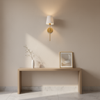 Elegant Arenzza wireless wall sconce with sleek design, showcasing easy tool-free installation on a modern wall.