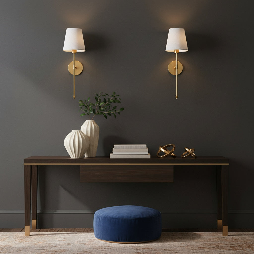 Elegant wireless wall sconce by Arenzza featuring a modern design, easy tool-free installation, perfect for stylish home lighting.