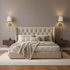 Elegant Arenzza wireless wall sconce with modern design, featuring tool-free installation and soft lighting for home decor.