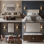 Arenzza elegant wireless wall sconces with sleek design, showcasing tool-free installation and soft ambient lighting.
